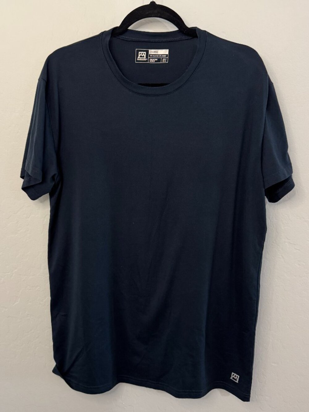 Avalanche Navy Blue Short Sleeve Crewneck Athletic Tee | Size XL